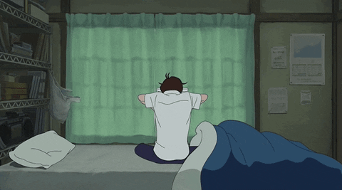GIF o rapaz a bater com o portátil na cabeça